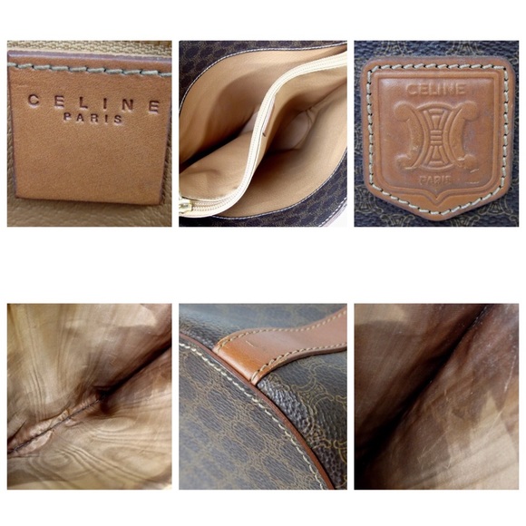 Auth CELINE Macadam Shoulder Bag Vintage - Picture 7 of 7